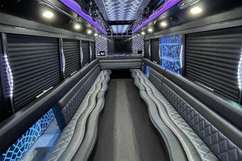 Mission Viejo Party Bus Interior