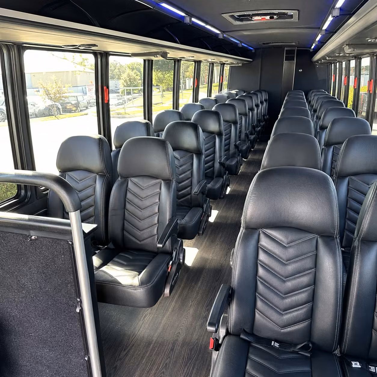 30 passenger minibus interior