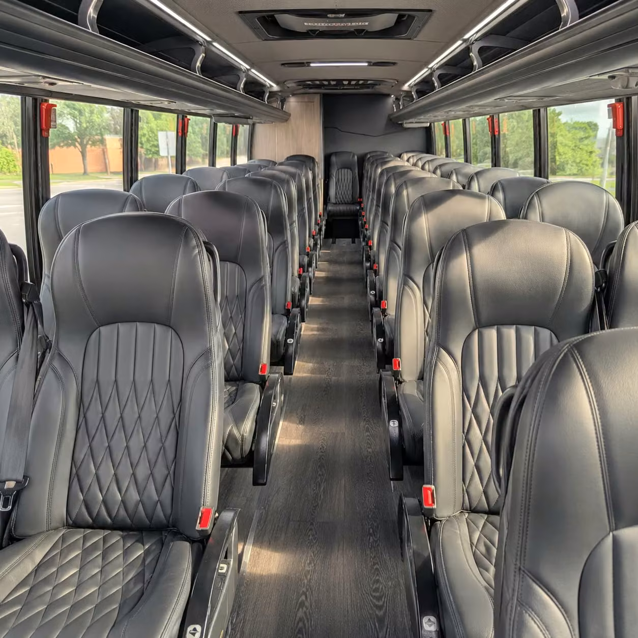 35 passenger minibus interior