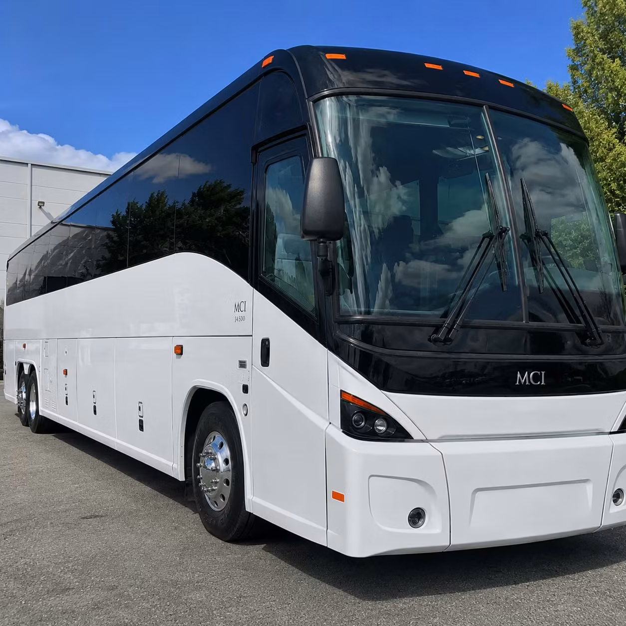 56 passenger charter bus