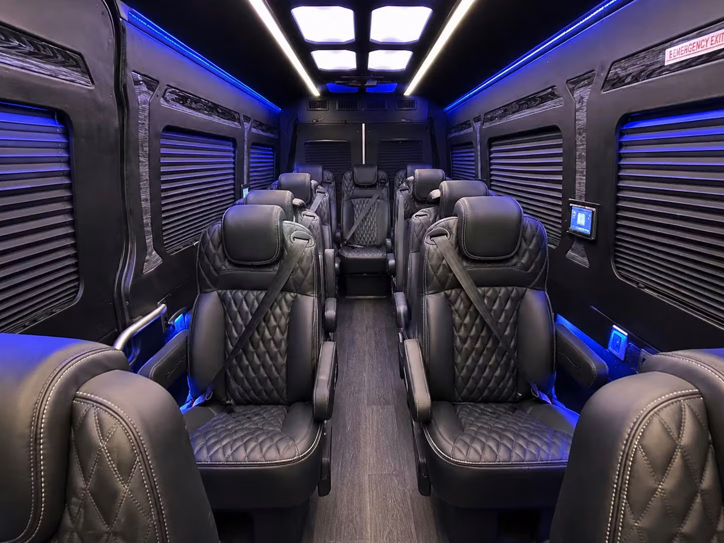 sprinter van with driver inside